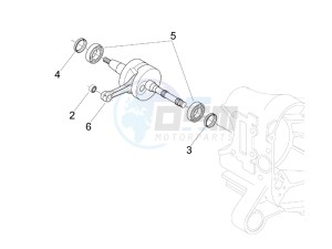 Fly 50 2t drawing Crankshaft