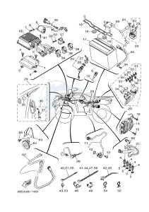 YFM450FWBD YFM45KPAJ KODIAK 450 EPS (BB57) drawing ELECTRICAL 1