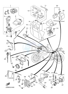 XJ6N 600 XJ6-N (NAKED) (B617 B618) drawing ELECTRICAL 2