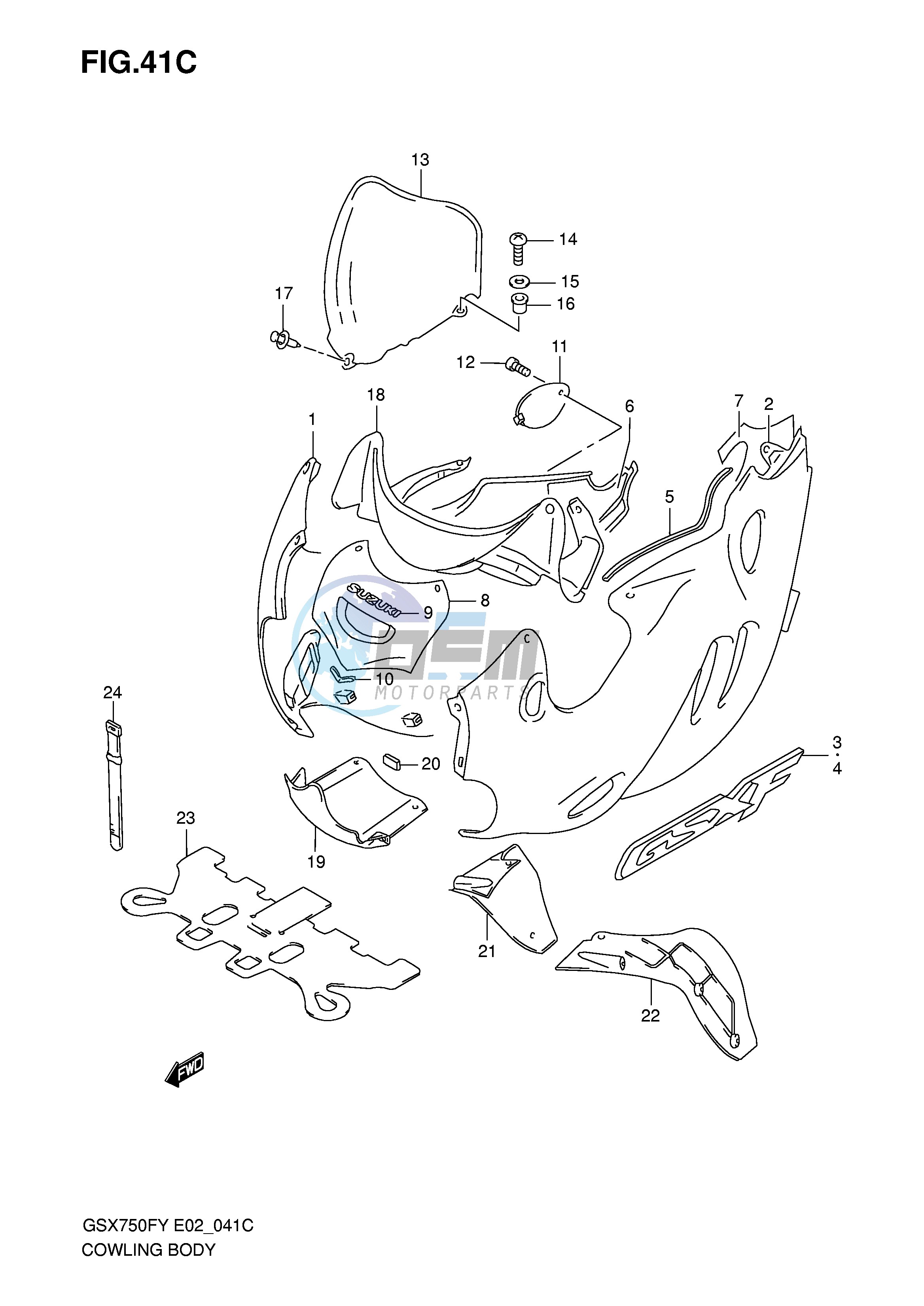 COWLING BODY (MODEL K1)