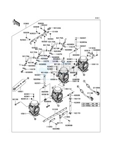 ZZR600 ZX600-E13H GB XX (EU ME A(FRICA) drawing Carburetor