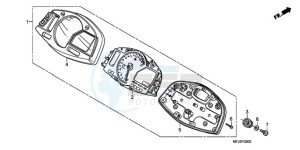 CBR600RA9 Korea - (KO / ABS) drawing METER