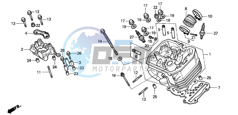 FRONT CYLINDER HEAD