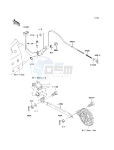 KLX 110 A (A1-A4) drawing BRAKE PEDAL