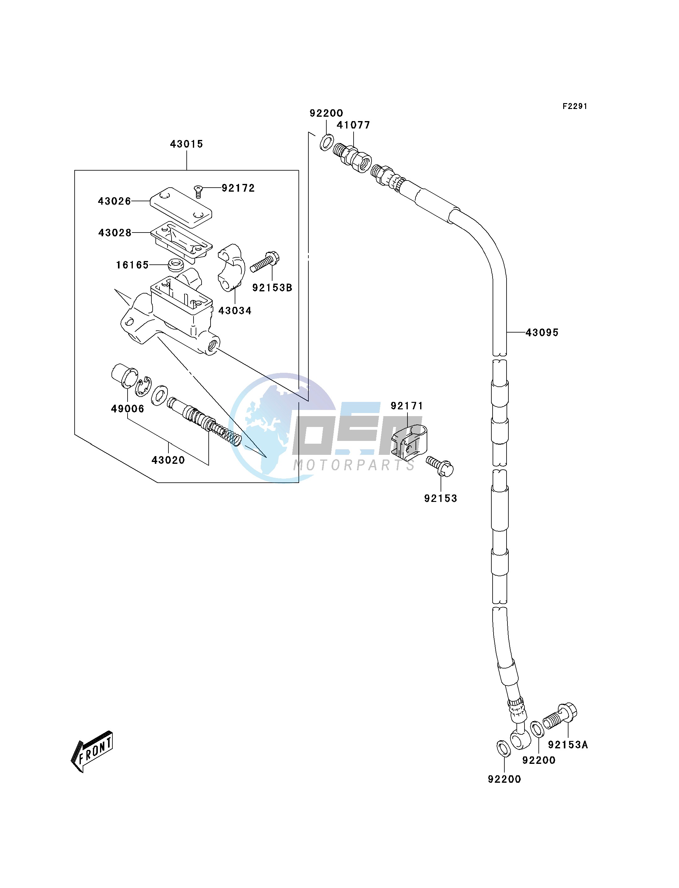 FRONT MASTER CYLINDER