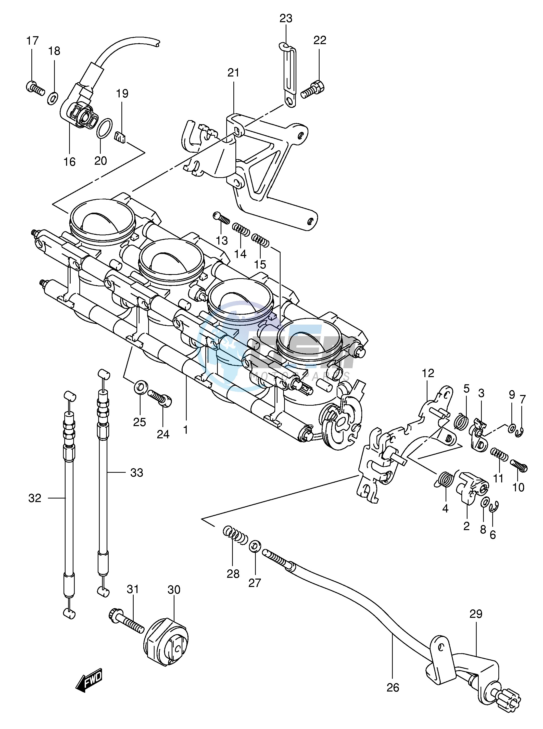 THROTTLE BODY (MODEL Y)