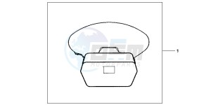 NC700SC drawing INNERBAG TOPBOX