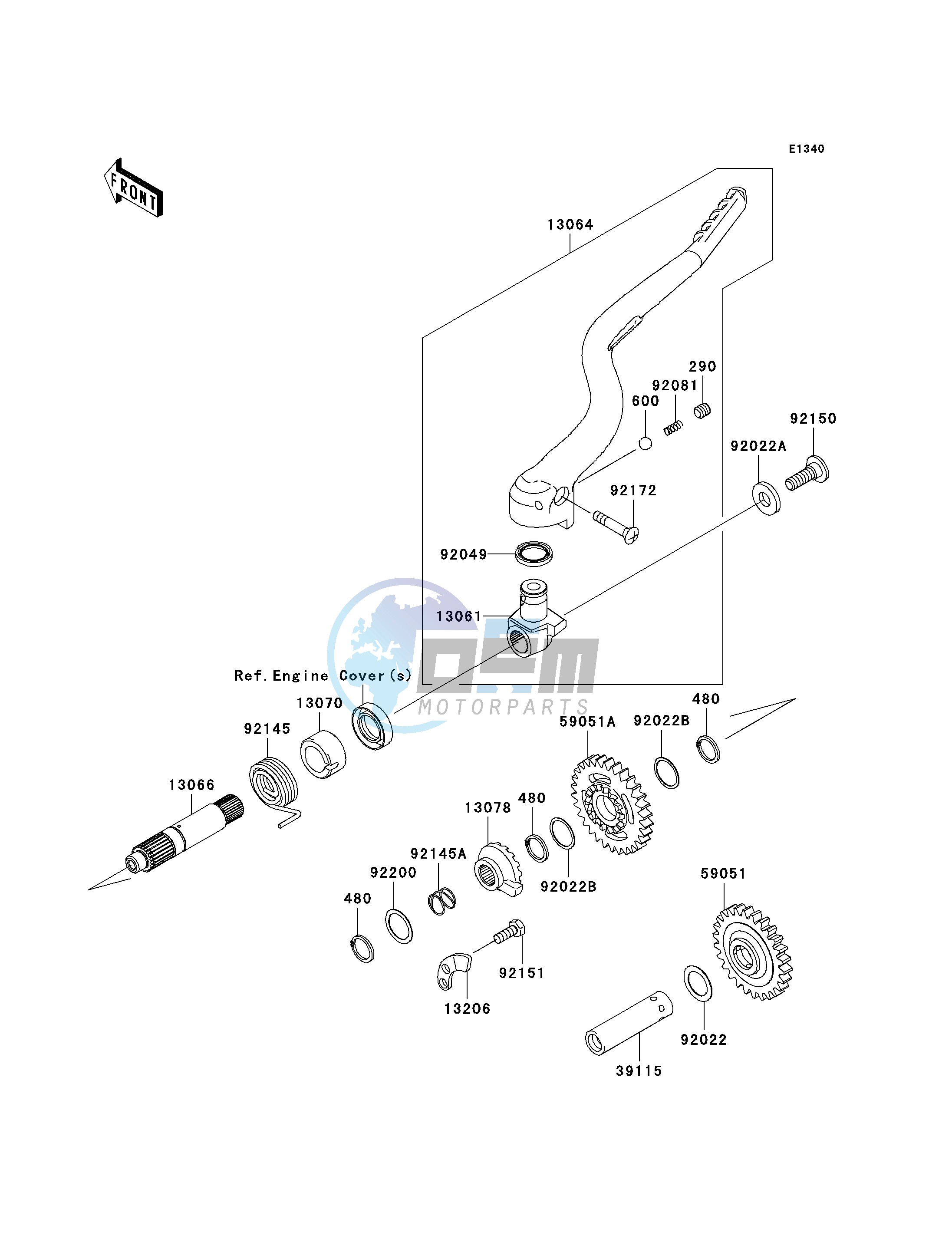 KICKSTARTER MECHANISM