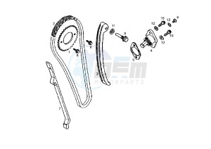 SENDA R - 125 drawing CAM CHAIN