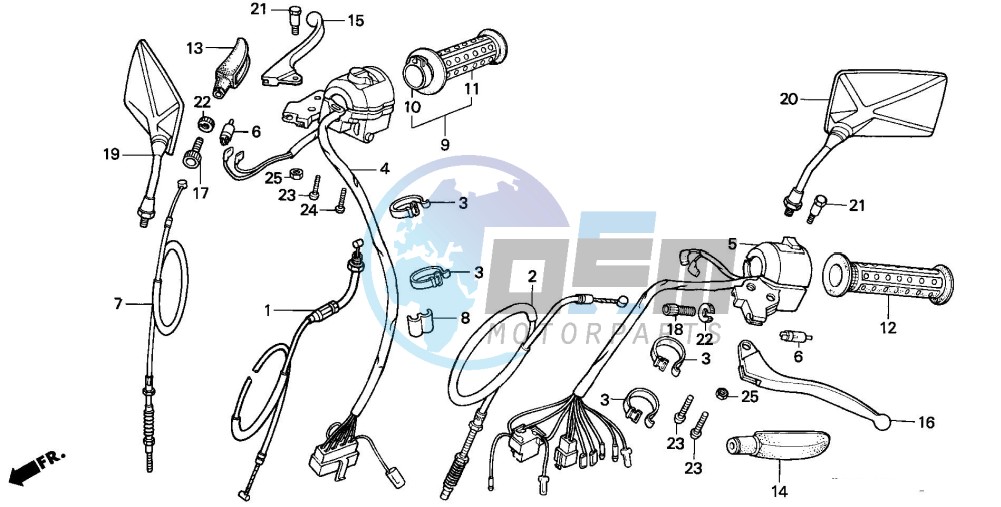 HANDLE LEVER/SWITCH/CABLE (E/ED/F/G/SD/SW)