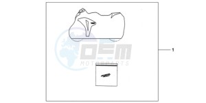 CBR1000RR9 Europe Direct - (ED / TRI) drawing INDOOR CYCLE COVER