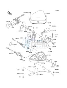 JH 750 C [750 ZXI] (C1-C3) [750 ZXI] drawing CONTROL -- JH750-C2- -