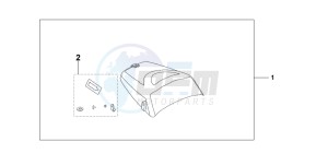 CBF1000S drawing SEAT COWL*PB324C*