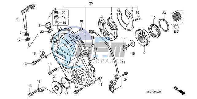 RIGHT CRANKCASE COVER