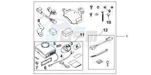 CB1000RAB drawing ALARM SYS.