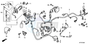 SH125C drawing WIRE HARNESS