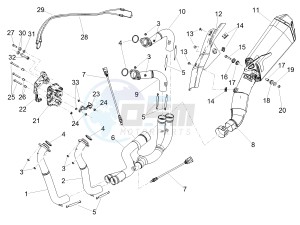 RSV4 1000 RACING FACTORY E4 ABS (NAFTA) drawing Exhaust pipe