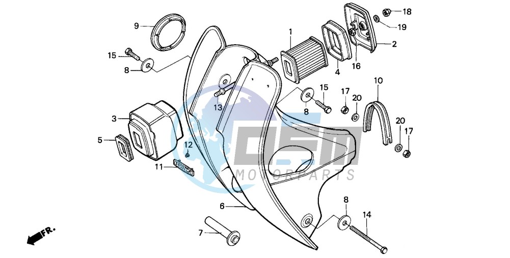 FRONT COVER/AIR CLEANER