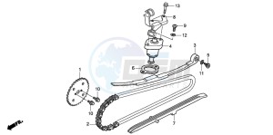 PES125R drawing CAM CHAIN/TENSIONER