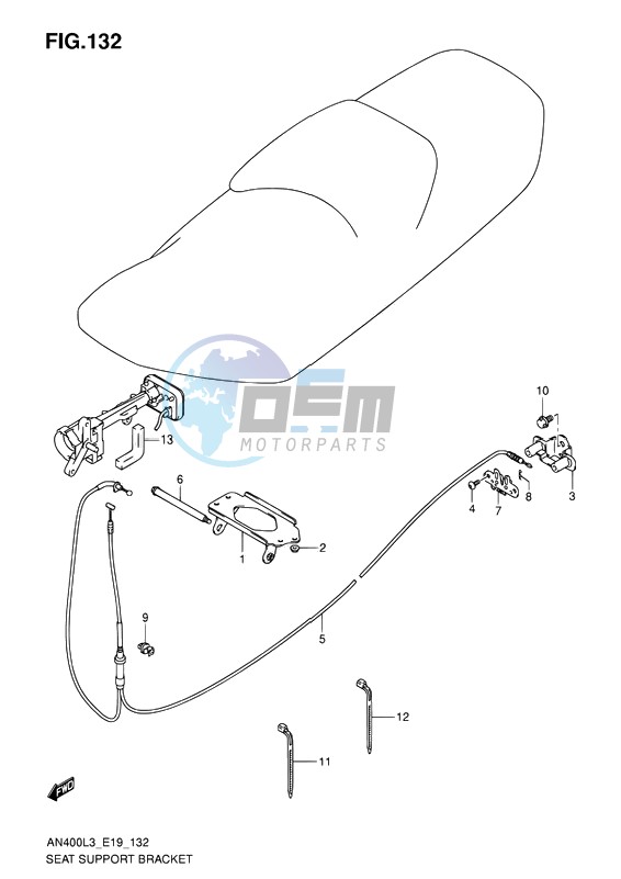 SEAT SUPPORT BRACKET