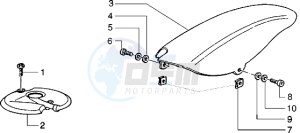 Typhoon 50 m.y. 2004 drawing Front and rear mudguard