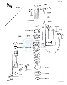 KX 125 E [KX125] (E1) [KX125] drawing SHOCK ABSORBER