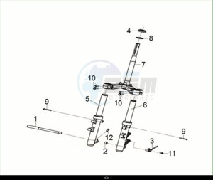 CRUISYM 125 (LV12W3-EU) (M2) drawing STRG. STEM