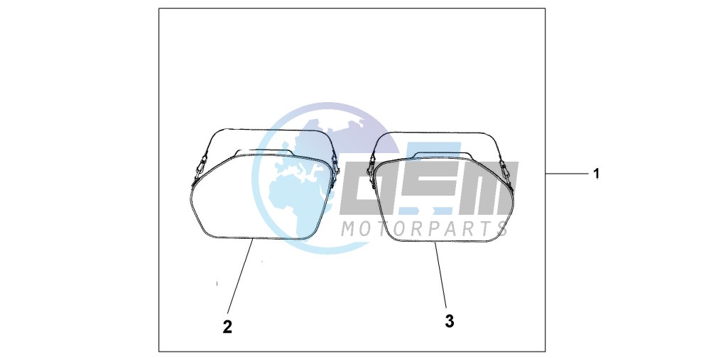 PANNIER INNER BAG SET