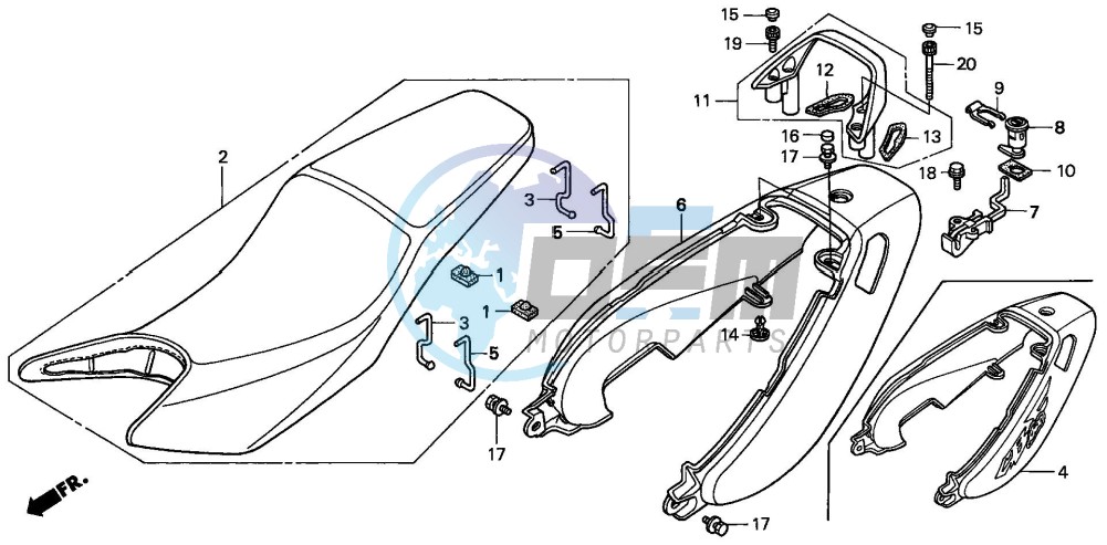 SEAT/SEAT COWL