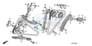 XL1000VA9 Europe Direct - (ED / ABS) drawing CAM CHAIN/TENSIONER