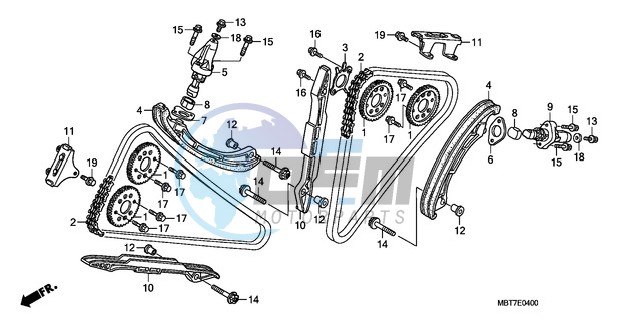 CAM CHAIN/TENSIONER