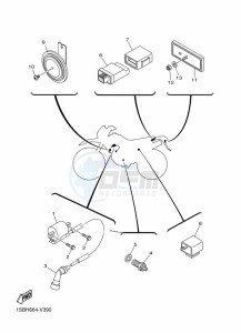 XTZ125E (1SBH) drawing ELECTRICAL 2