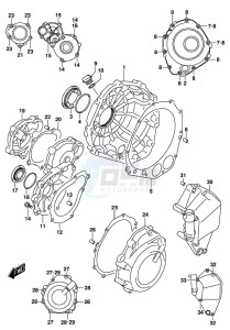 GSX-S1000F drawing CRANKCASE COVER