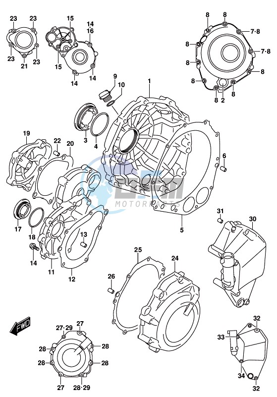 CRANKCASE COVER