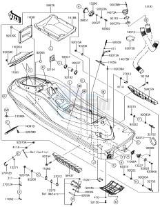 JET SKI ULTRA 310LX JT1500MHF EU drawing Hull