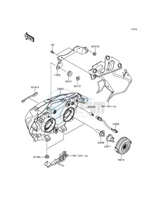 Z300 ABS ER300BGF XX (EU ME A(FRICA) drawing Headlight(s)