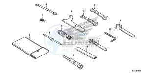 CBR300RF CBR300R Europe Direct - (ED) drawing TOOLS