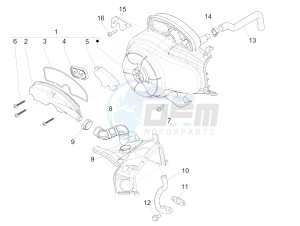 Sprint 50 4T 2V 25 kmh (EMEA) drawing Secondary air box