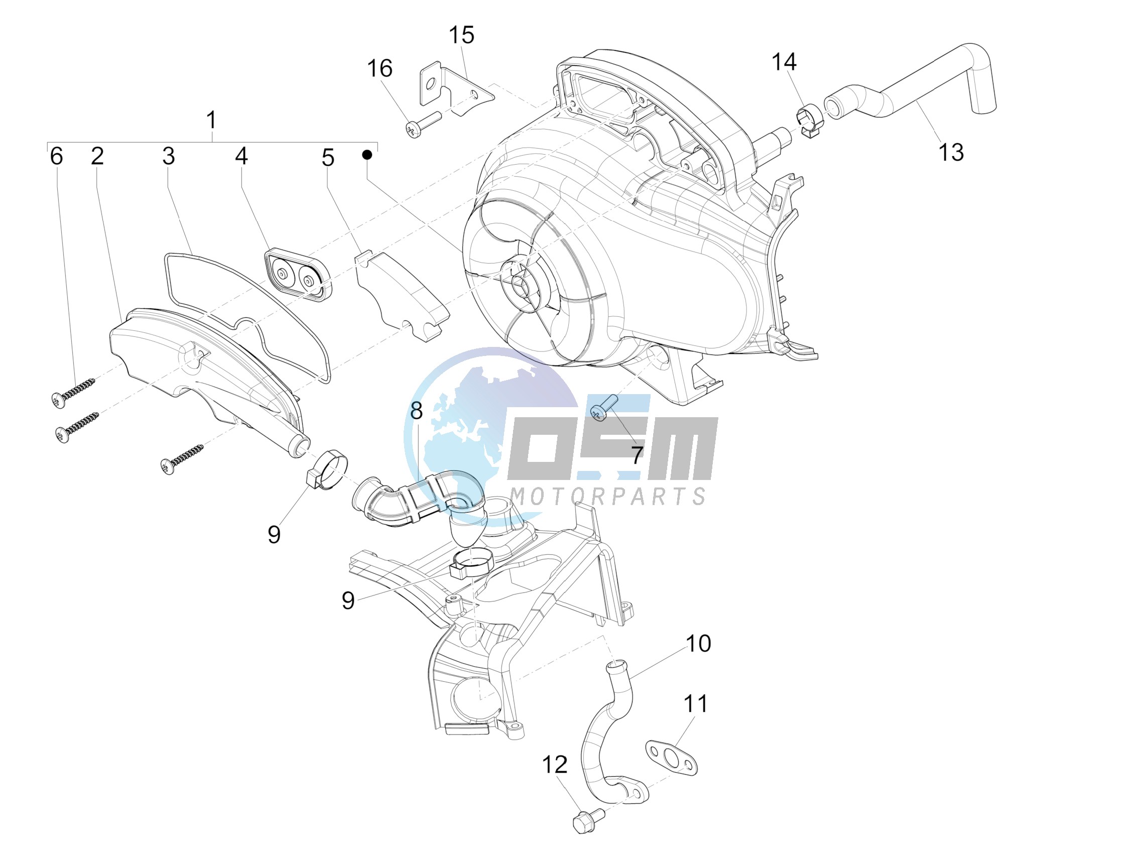 Secondary air box