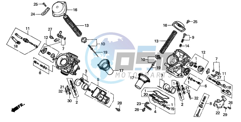 CARBURETOR (COMPONENT PARTS)