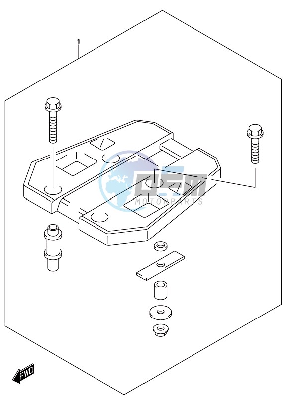 OPTIONAL (TOP CASE BRACKET SET)