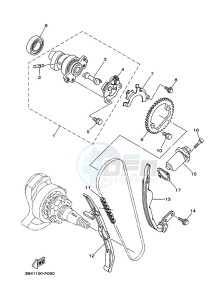 YFM700FWB YFM70KDHK (B6K6) drawing CAMSHAFT & CHAIN