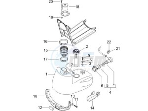 NRG 50 power DT serie speciale drawing Fuel Tank