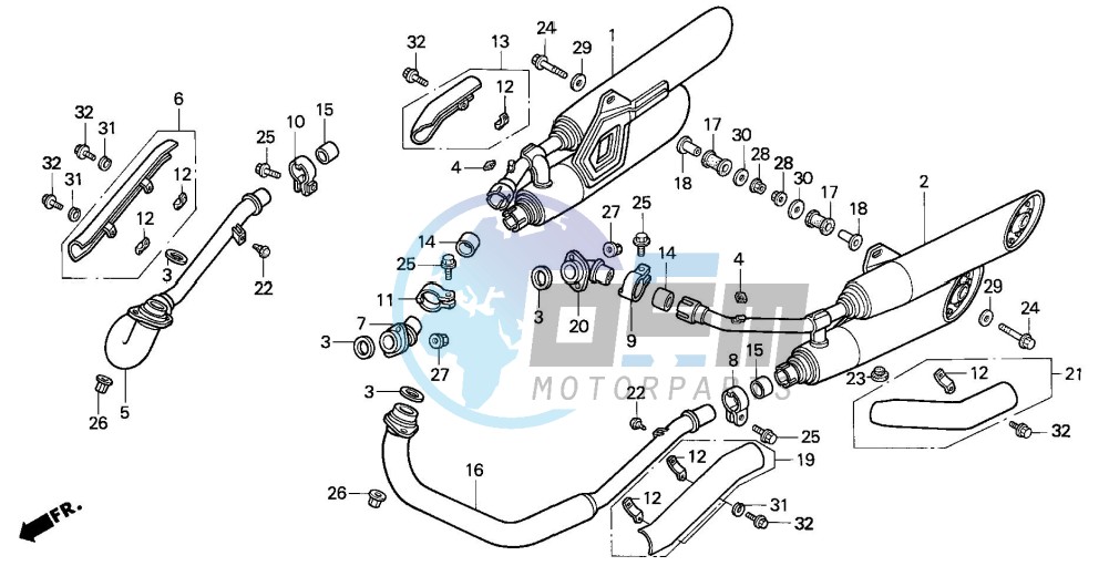 EXHAUST MUFFLER