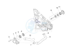 TUONO 125 4T E4 ABS (APAC) drawing Water pump