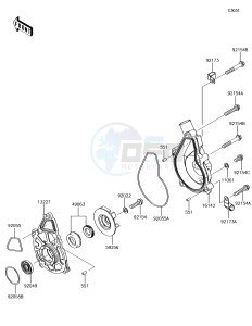 VULCAN S ABS EN650EHF XX (EU ME A(FRICA) drawing Water Pump