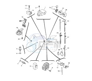 YZF R 125 drawing BATTERY