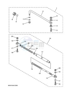 FL250BETU drawing STEERING-ATTACHMENT