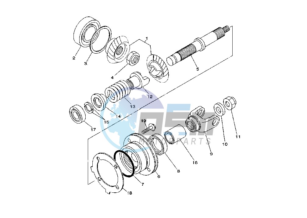 MIDDLE DRIVE GEAR