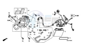 CBR600RA9 Europe Direct - (ED / ABS) drawing ABS CONTROL UNIT (CBR600RA)